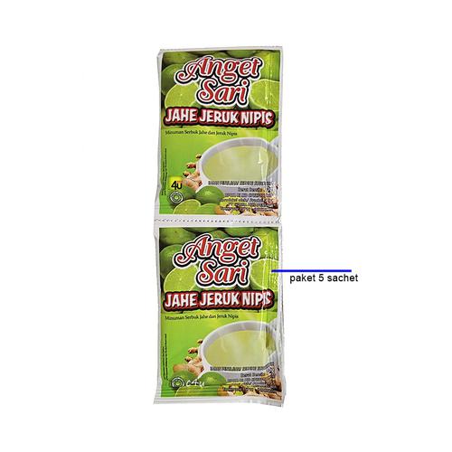 Anget Sari - Minuman Jahe Instan - Paket 5 sachet Jeruk Nipis