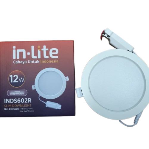 In-Lite Slim Downlight INDS602R 12W Cool Daylight