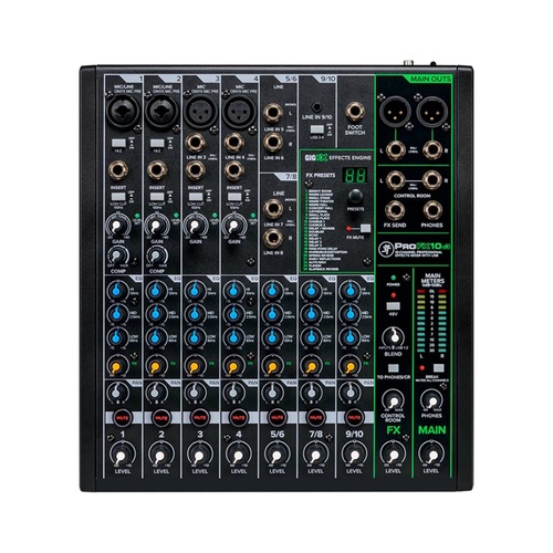 MACKIE ProFX10v3 10 Channel Professional Analog Mixer with USB