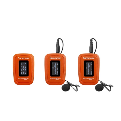 SARAMONIC Blink 500 PRO B2 Wireless Microphone Lavalier Orange