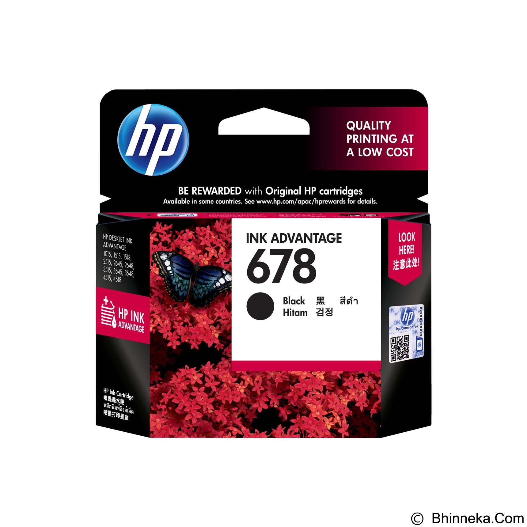 Harga Cartridge HP 678 Black Murah Terbaru  Bhinneka