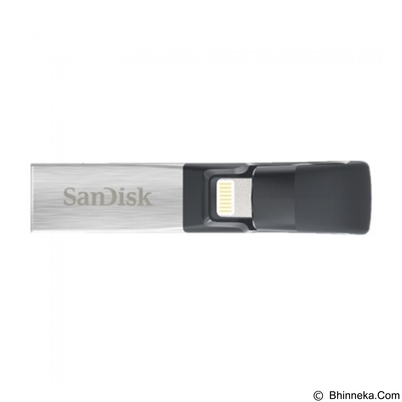 Jual SANDISK iXpand Flash Drive Lightning USB 3.0 128GB 