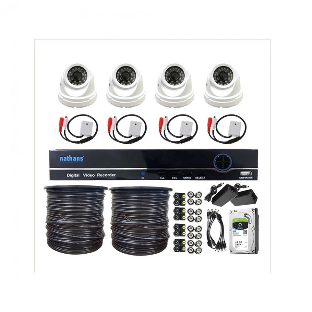 Harga Nathans Paket Cctv Custom Camera Ahd Mp Microphone Nhkit