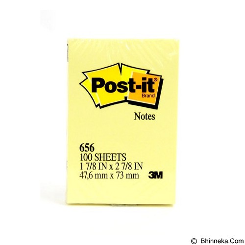 3M Post-It Notes 2 x 3 Inch 656