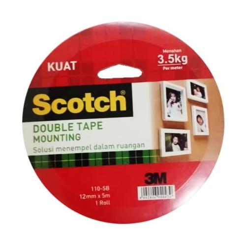3M Scotch 110-5B Mounting Tape 12MM x 5M