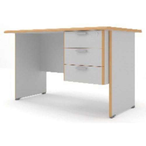 HighPoint Blitz Office Desk with Fixed Pedestal ODBZ-1270-PDBZ