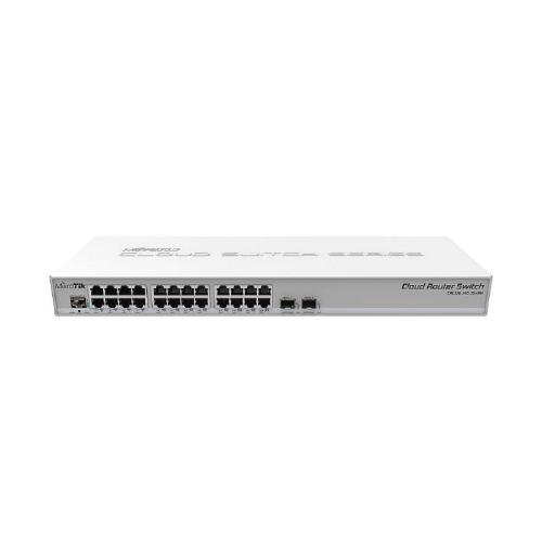 MIKROTIK SwOS/RouterOS 24 Ports Gigabit 2 Ports SFP+ CRS326-24G-2S+RM