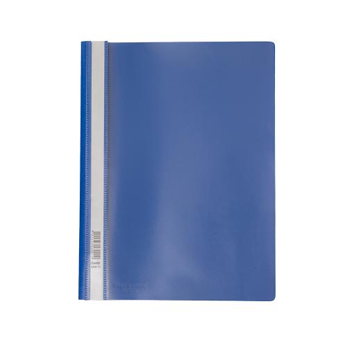 BANTEX Quotation Folders with Coloured Back Cover A4 [3230 11] - Cobalt Blue