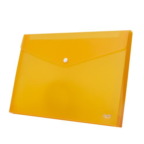 BANTEX Poly Wallet Case A4 2 Divider 8013 12 - Orange