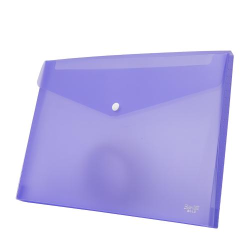 BANTEX Poly Wallet Case A4 2 Divider [8013 21] - Lilac