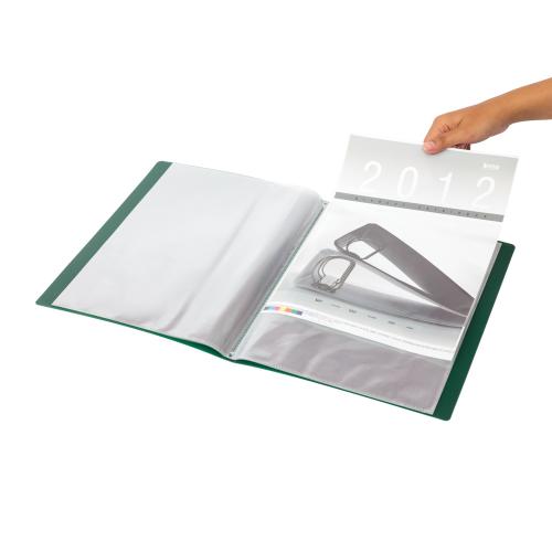 BANTEX Display Book Transparent A4 [3155 04] - Green