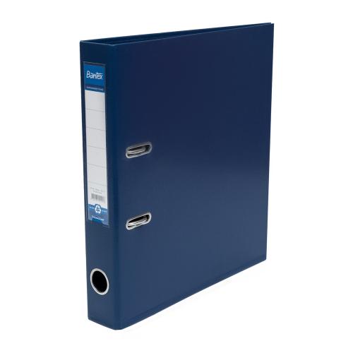 BANTEX Lever Arch File Ordner Plastic A4 5cm 1451-01 Blue