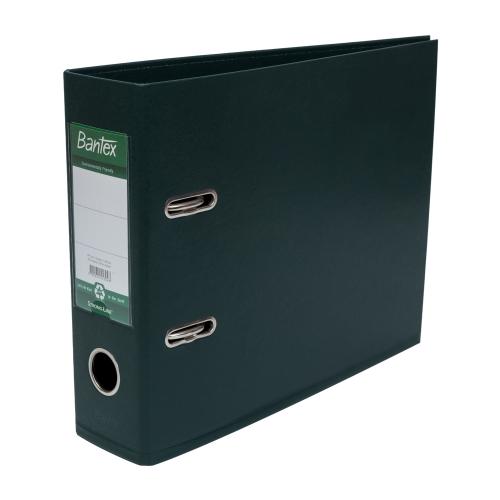 BANTEX Lever Arch File Ordner Plastic A5 Kwitansi 7cm [1453-04] Green