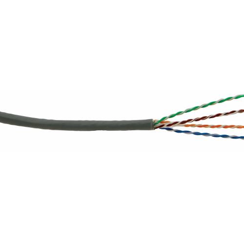 D-LINK UTP Cable CAT6 Low Smoke [NCB-C6UGRYR-305-LS] - Gray