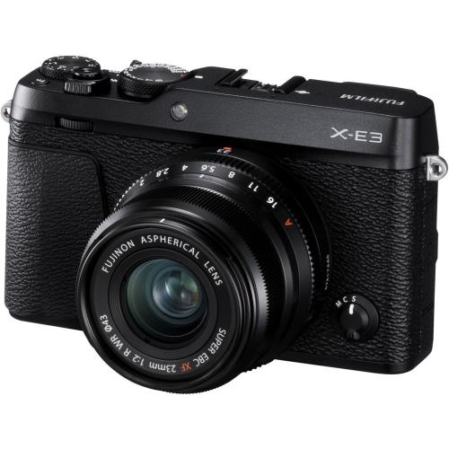 FUJIFILM Mirrorless Digital Camera X-E3 Kit with XF 23mm f/2 R WR Lens Black