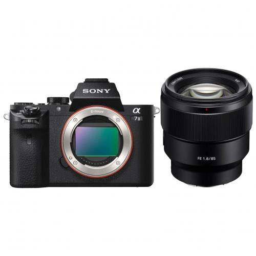 SONY Mirrorless Digital Camera A7 II + Lens 85mm F/1.8