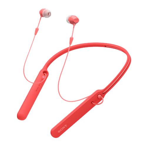 SONY Wireless In-Ear Headphones WI-C400 Red