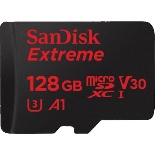 SANDISK MicroSDXC Extreme 128GB UHS-I [SDSQXAF-128G-GN6AA]