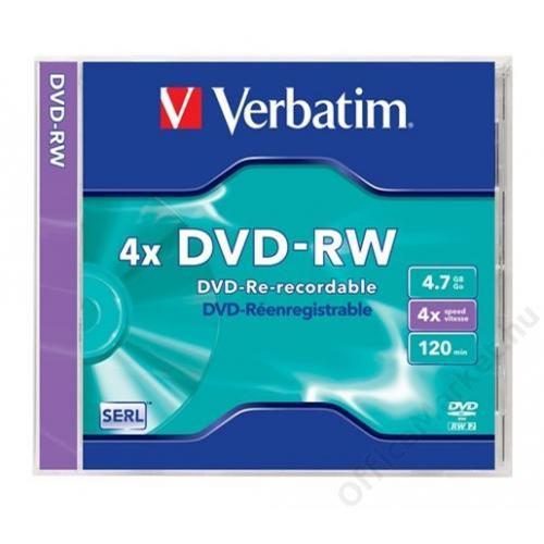 VERBATIM DVD-RW 4.7GB 94909 Jewel Case