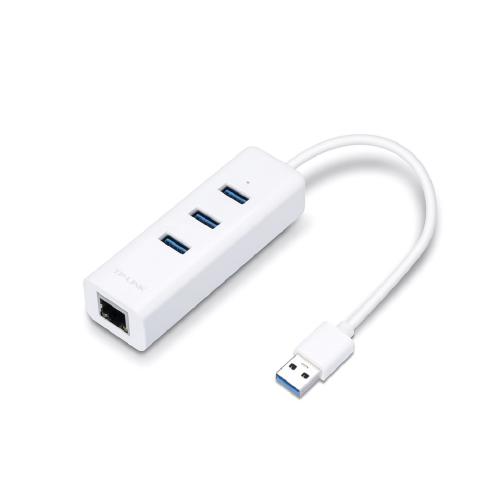 TP-LINK USB 3.0 3-Port Hub & Gigabit Ethernet Adapter UE330