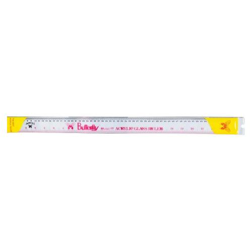 BUTTERFLY Plastic Ruler 30 cm