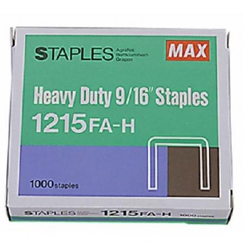 MAX Isi Staples Heavy Duty 9/16" 1215 FA-H
