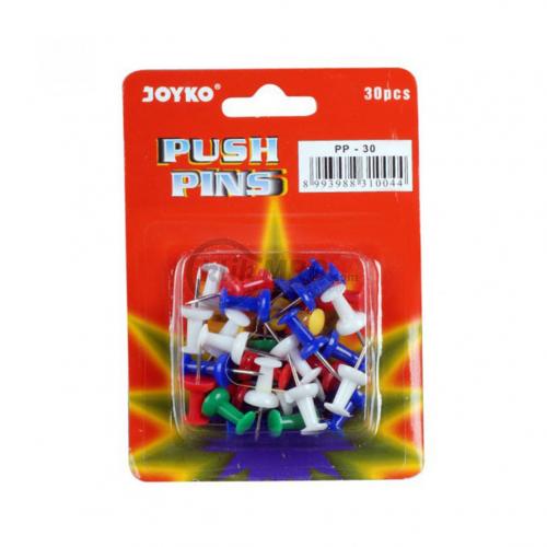 JOYKO Push Pin PP-30 Assorted Color 8DJO-PP30