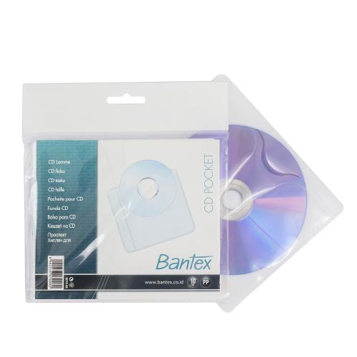 BANTEX Refill CD Pocket 10 Sheets 2 holes [8070 08]