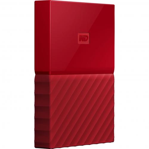 WD My Passport Thin 2TB USB 3.0 [WDBS4B0020BRD] - Red