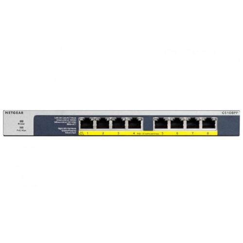 NETGEAR 8 Port Gigabit Ethernet PoE Switch GS108PP