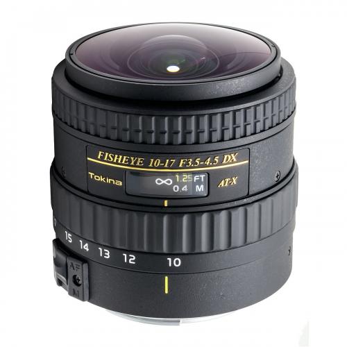 TOKINA AT‐X107 F3.5‐4.5 DX Fish Eye Non Hood for Canon