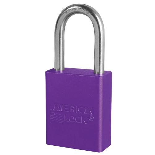 AMERICAN LOCK A1106 Aluminum Safety Padlock Purple