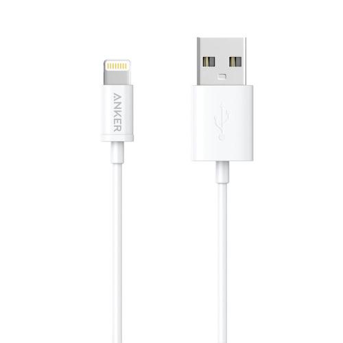 ANKER MFI USB to Lightning Round Cable 3ft A7101H22