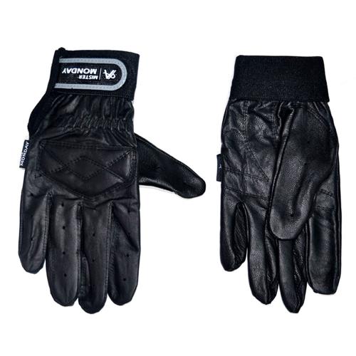 MISTER MONDAY Moto Gloves Full Finger All Leather