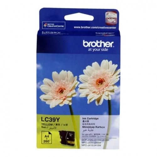 BROTHER Yellow Ink Cartridge LC-39Y