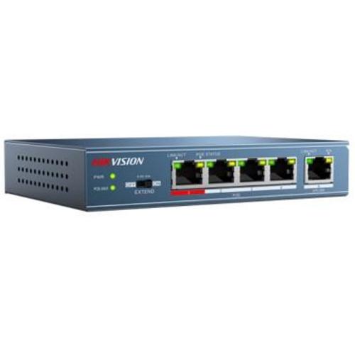 HIKVISION 4-ports 100Mbps Unmanaged PoE Switch DS-3E0105P-E
