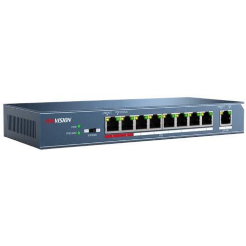 HIKVISION 8-ports 100Mbps Unmanaged PoE Switch DS-3E0109P-E