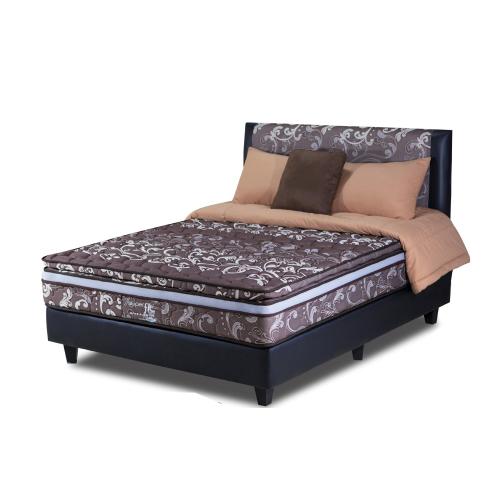 SuperFit Sleep Center Bed Set Super Platinum Size 100x200 - Brown