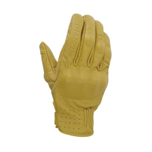 KOMINE GK-179 CE Protector Leather Gloves  XL - Tan