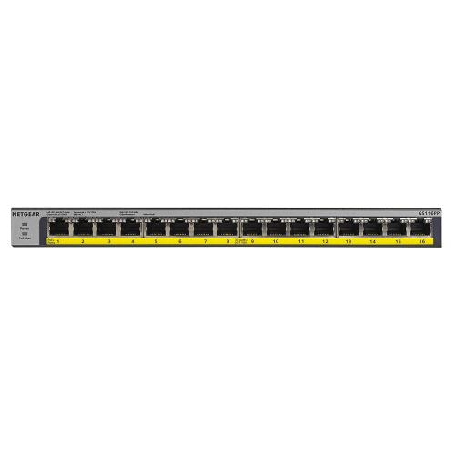 NETGEAR 16-Port Gigabit Ethernet PoE Switch GS116PP