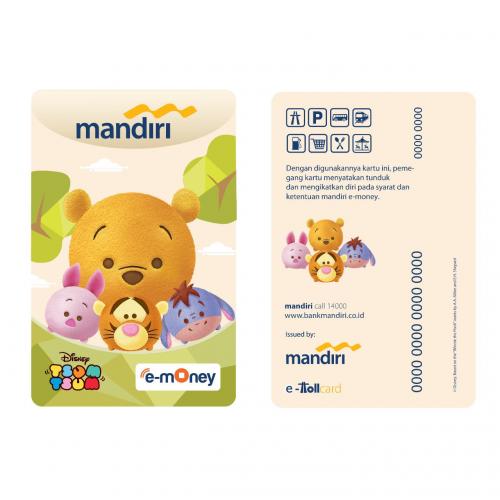 MANDIRI e-Money Tsum Tsum Winnie The Pooh