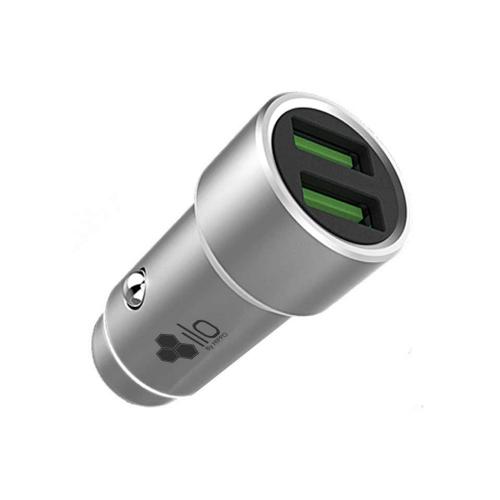 ILo Car Charger CF203 2 Port Simple Pack Silver