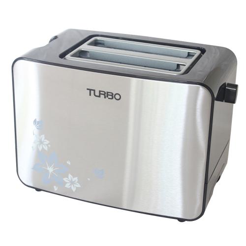 TURBO Pop Up Toaster EHL1018 Silver