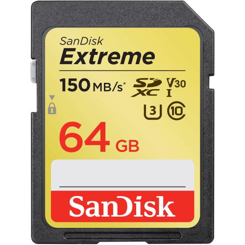 SANDISK SDXC Extreme 64GB SDSDXV6 [SDSDXV6-064G-GNCIN]