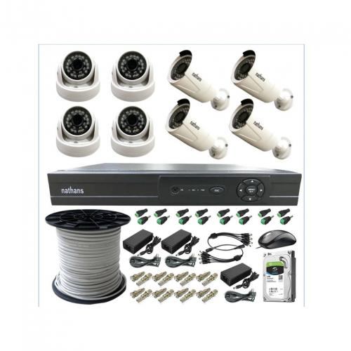 NATHANS Paket CCTV Spesial 8 Camera AHD 2.0 MP