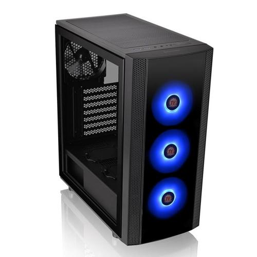 THERMALTAKE Versa J25 Tempered Glass RGB Edition Mid Tower Chassis [CA-1L8-00M1WN-01]