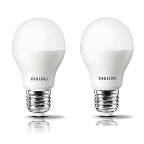 PHILIPS Lampu LED Bulb 8-70W Cool Daylight Isi 2 Pcs