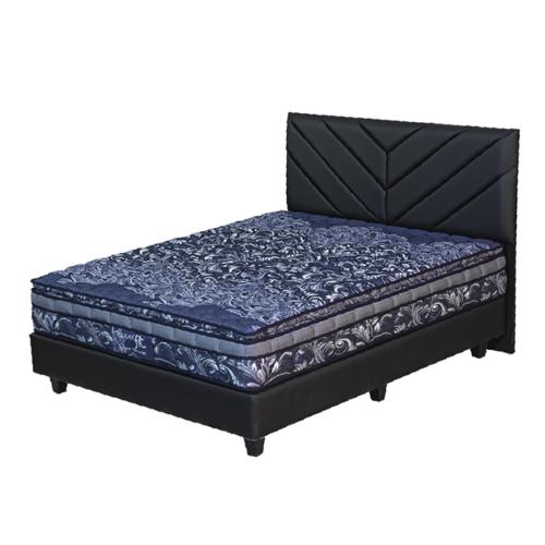 SuperFit Sleep Center Bed Set Super Platinum Size 200x200 - Blue