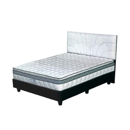 SuperFit Sleep Center Bed Set Super Platinum Size 120x200 - White