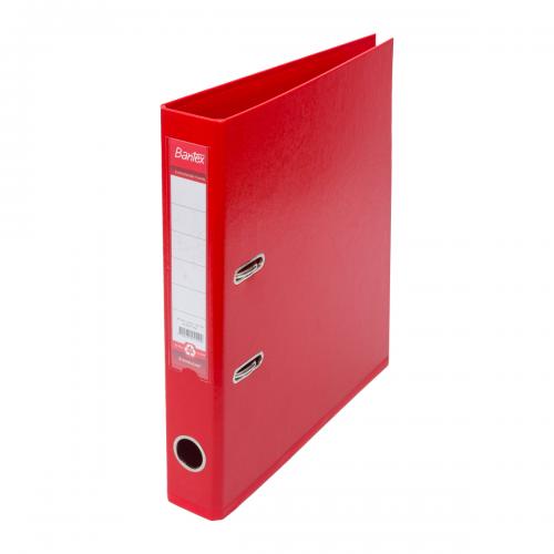 BANTEX Lever Arch File Ordner Plastic A4 5cm - Red [1451 09]